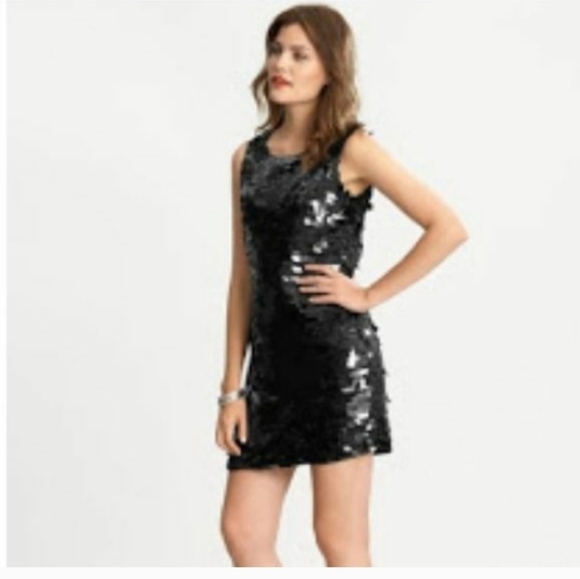 Banana Republic Sequin Mini Cocktail Dress Size 8 - Picture 1 of 5